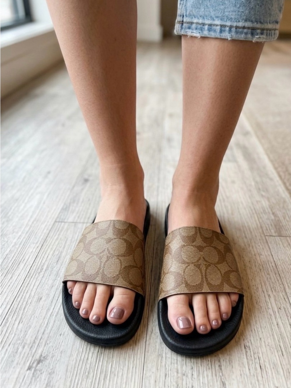 Coach Women's Uli Sport Slides NWT